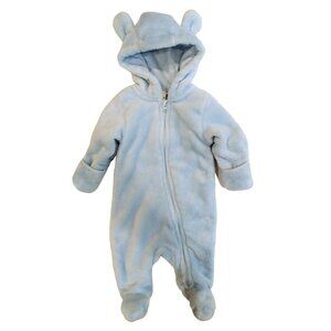 George Teddy Bear Bunting Suit with 3D Ears and Tail 0-3 Months
